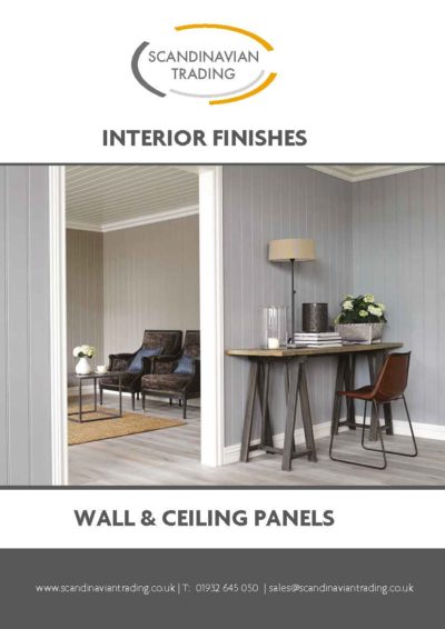 A brochure to show the colour and style of interior finishes in the made to measure garden rooms